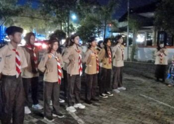 Kwarran Wonosari Terjunkan Personil Pengamanan Malam Pergantian Tahun di Titik 0 Km