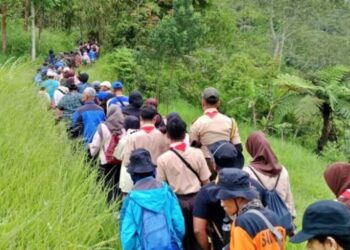 Aksi Nyata Pramuka Peduli Kwarcab Sleman, Aktif Berpartisipasi dalam Labuhan Merapi 2025