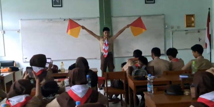 Latihan Rutin, Pramuka MAN 1 Yogyakarta Pertajam Kemampuan Komunikasi Lapangan