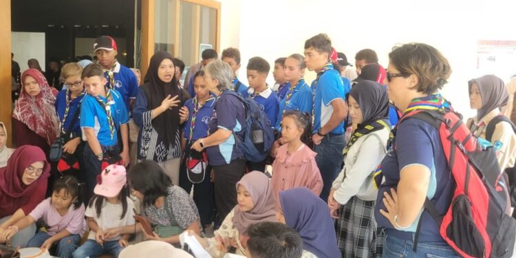 Hari Kedua di Yogyakarta, Pramuka Kaledonia Baru Menikmati Kunjungannya ke Beberapa Destinasi Wisata