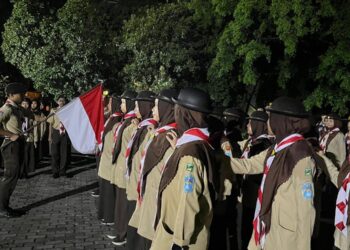 19 Pramuka MAN 1 Yogyakarta Resmi Lantik Menjadi Penegak Bantara, Siap Mengabdi dan Berkarya
