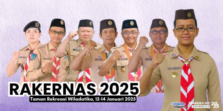 Inilah 7 Utusan Kwarda DIY di Rakernas Gerakan Pramuka Tahun 2025