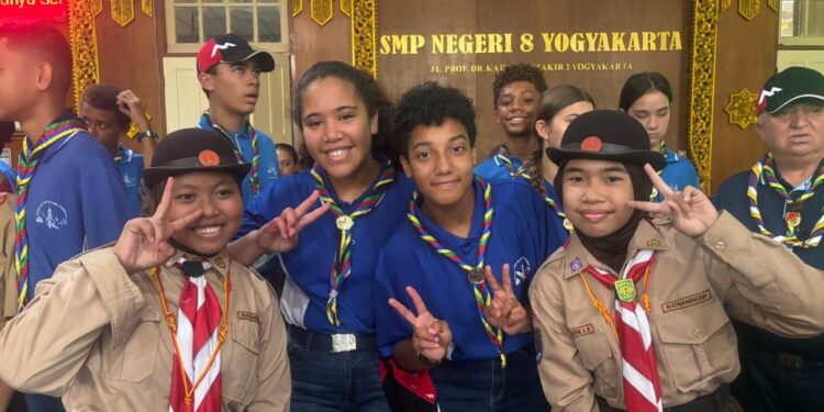 Cerita Kak Aulia dan Kak Aiko Sambut Kunjungan Pramuka Kaledonia Baru
