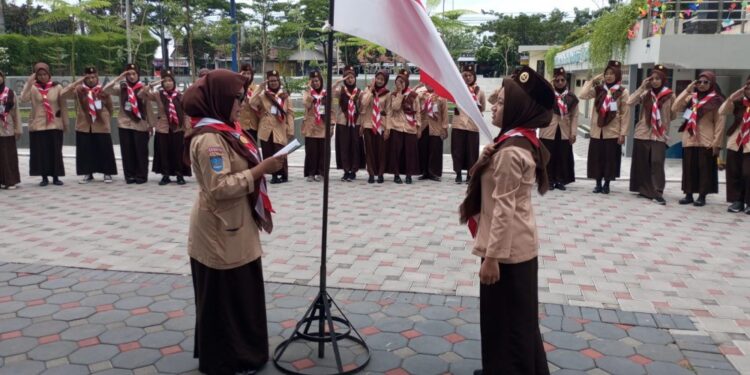 Berbagai Materi Latihan untuk Golongan Siaga Diterima oleh Peserta KMD Universitas Alma Ata Tahun 2025