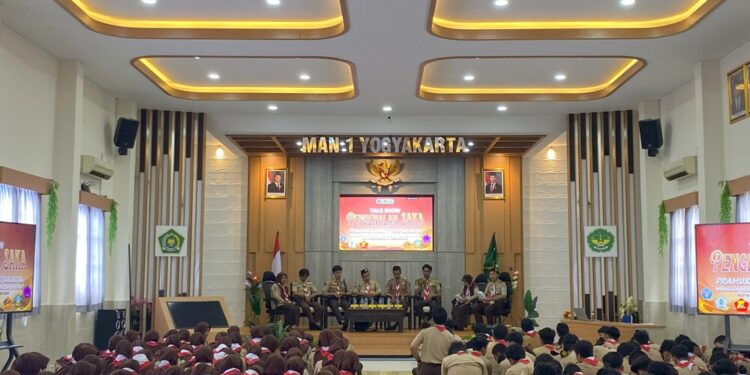Salurkan Minat dan Bakat, Pramuka MAN 1 Yogyakarta Gelar Talkshow Saka