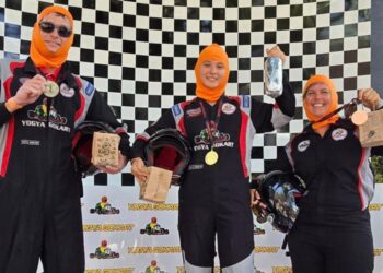 Pramuka Kaledonia Baru Bermain Gokart di Kids Fun,  Coline Tampil Sebagai Juara Pertama