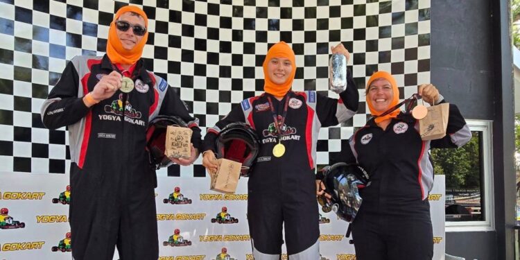 Pramuka Kaledonia Baru Bermain Gokart di Kids Fun, Coline Tampil Sebagai Juara Pertama