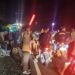 Kwarran Panggang Bersama Aparat Gabungan Amankan Lalu Lintas Saat Takbir Keliling Idul Fitri 1446 H