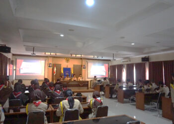 Pererat Silaturahmi : Pramuka SMAIT Abu Bakar Yogyakarta Anjangsana ke Gugusdepan Pangkalan SMAN 7 Yogyakarta
