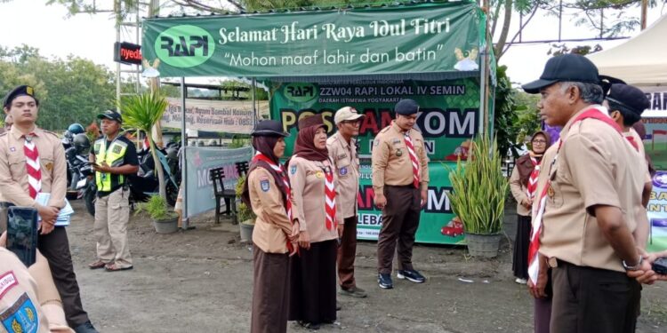 Tim 4 Kwarcab Gunungkidul Monitoring Aksi Karya Bakti Lebaran 2025 Pos Kwarran Ngawen, Semin, dan Karangmojo