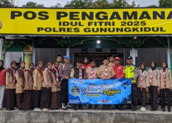 Kwarcab Gunungkidul Lakukan Monitoring Karya Bakti Lebaran 2025 di Rest Area Swanayasa Girisubo