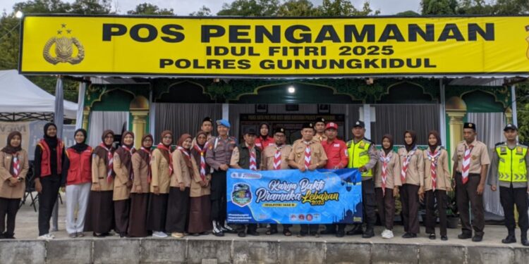 Kwarcab Gunungkidul Lakukan Monitoring Karya Bakti Lebaran 2025 di Rest Area Swanayasa Girisubo