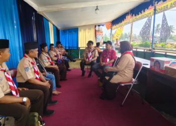 Posko Karya Bakti Lebaran 2025 Argosari dan Srandakan-Bantul Mendapat Kunjungan Monitoring dari Kwarda DIY