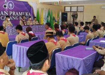 Resmi Dilantik, 12 Pengurus Kwarcab Bantul Pergantian Antar Waktu Tahun 2025 Langsung Ikuti Agenda Rakercab