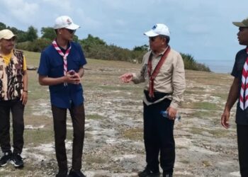 Tim Kwarnas Melakukan Survey ke Pulau Kisar, Lokasi Kemah Bela Negara Tingkat Nasional Tahun 2025