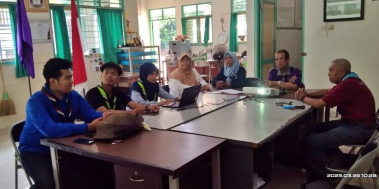 Pramuka UNY Lakukan Audiensi ke Kwarcab Kota Yogyakarta Bahas Persiapan ROG VII Tahun 2025