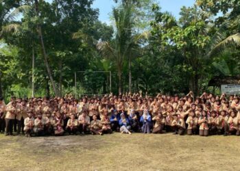 Latih Kemandirian, Gugusdepan SMK Kesehatan Sadewa Wates Selenggarakan Perkemahan Akhir Tahun ke-10