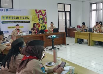 Utusan Kwarcab Gunungkidul Paparkan Pencapaian Pramuka Garuda di Bimtek Kwarda DIY