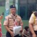 Latihan Rutin, Anggota Saka Wira Kartika Ranting Rongkop-Girisubo Praktik Menggunakan Kompas