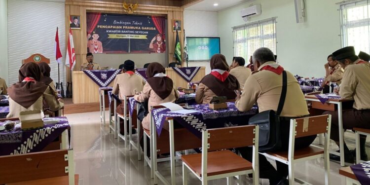 Wujudkan Program Satu Gugusdepan Minimal Satu Pramuka Garuda, Kwarran Seyegan Gelar Bimtek