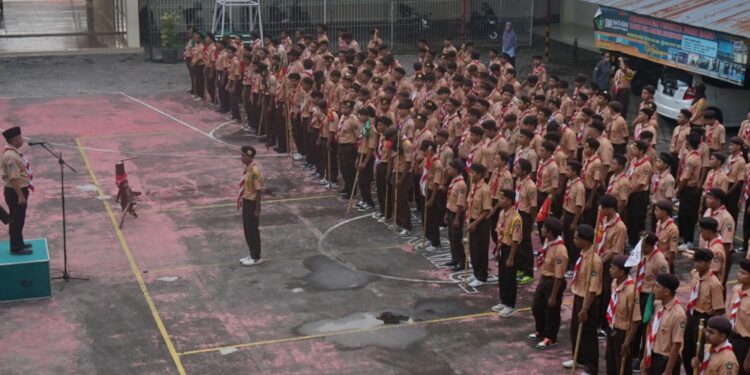 Gugusdepan Pangkalan SMK Nasional Berbah Sukses Selenggarakan Kemah Bakti Penegak Tahun 2025