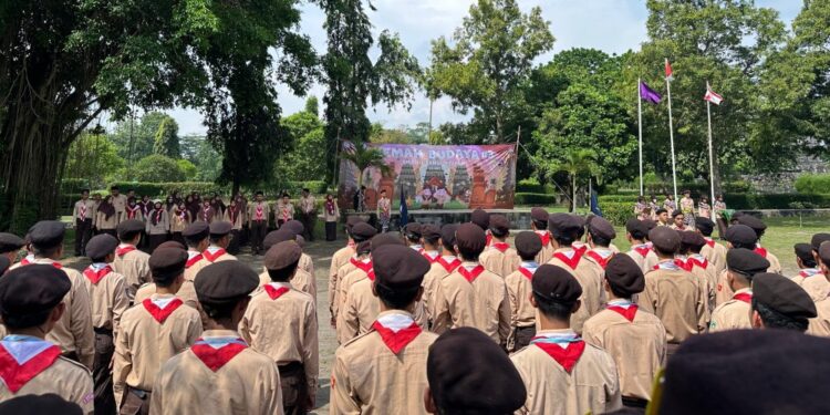 Pramuka SMA Negeri 1 Banguntapan Nyawiji Ing Alam, Akarya Kanthi Budaya di Buper Prambanan