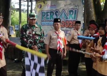 Serunya Persari Tahun 2025 Kwarcab Gunungkidul di Telaga Jonge, Semangat Pembinaan yang Terus Tumbuh