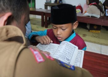 Bara Mengaji: Pramuka MAN 1 Yogyakarta Tebar Ilmu untuk Santri TPA Al-Azhar