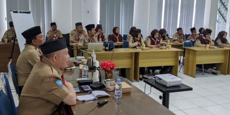Kak Arifin Budiharjo Sampaikan Materi Metode Pengujian dan Pengisian SKPI dalam Bimtek Pramuka Istimewa Kwarda DIY