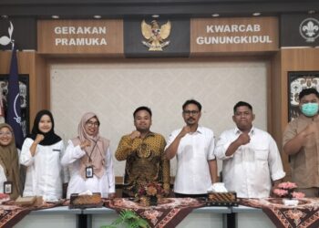 Persiapkan Lomba Menulis untuk Pramuka Penegak,  Bawaslu Kabupaten Gunungkidul Koordinasi dengan Kwarcab Gunungkidul