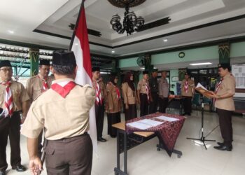 Pengurus Masa Bakti 2025–2028 Dilantik, Kwarran Pakualaman Diharapkan Terlibat Aktif Kembangkan Gerakan Pramuka