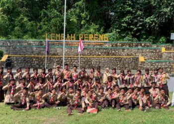 Gugus Depan Pangkalan MA Darul Mushlihin Selenggarakan Kemah Besar Tahun 2025, Latih Tanggung Jawab dan Kerja Sama Tim