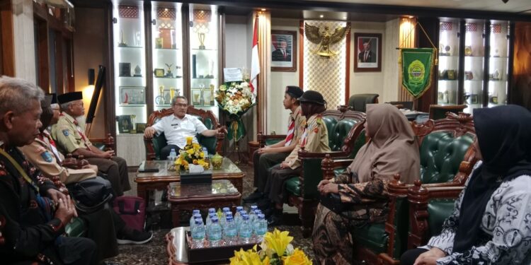 Sambut Hangat Pamitan Peserta Scout Visit Malaysia, Bupati Bantul : Saya Bersyukur dan Bangga