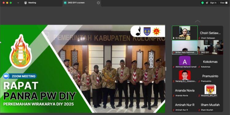 Rakor Panra Perkemahan Wirakarya DIY 2025, Kak Sri Budoyo : Prioritaskan Kebermanfaatan dan Kesan Baik di Masyarakat