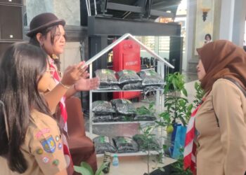 Visitasi Kwarda DIY di SMP Budya Wacana: Tanamkan Gaya Hidup Berkelanjutan Lewat Pramuka dan P5