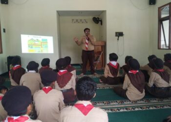 Kwarda DIY Lakukan Visitasi Penerapan Program Adaptasi Perubahan Iklim di Gugus Depan SMPN 1 Ngemplak