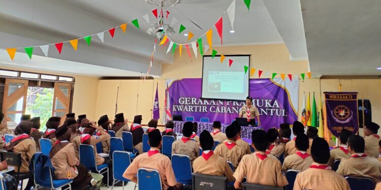 50 Peserta Antusias Ikuti KMD yang Diselenggarakan oleh Kwarcab Bantul