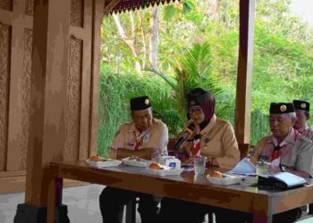 Kunjungan Silaturahmi Kwarda DIY Disambut Hangat Pengurus Kwarcab Gunungkidul di Omah Kayu