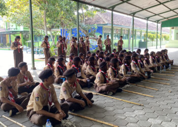 Pramuka MTsN 4 Bantul Gelar Pendidikan Calon Dewan Penggalang Tahun 2025