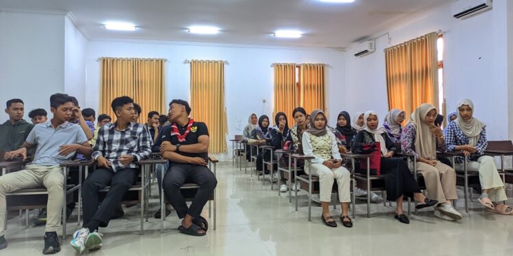 Peserta Perkemahan Wirakarya DIY 2025 Koncab Sleman Ikuti Evaluasi di Grha Pramuka Sleman