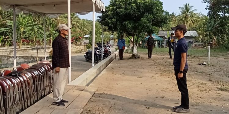 Kepala Satuan Protokol Kwarda DIY Berikan Arahan dalam Gladi Upacara Pembukaan Perkemahan Wirakarya Daerah 2025
