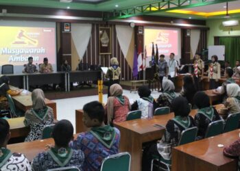 Musyawarah Ambalan XXVII Pramuka Stembayo Sukses Digelar, Kak Raehan dan Kak Nabillah Terpilih sebagai Pradana