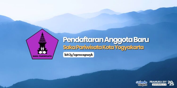 Saka Pariwisata Kota Yogyakarta Buka Pendaftaran Anggota Baru Tahun 2025, Berikut Informasi Detailnya