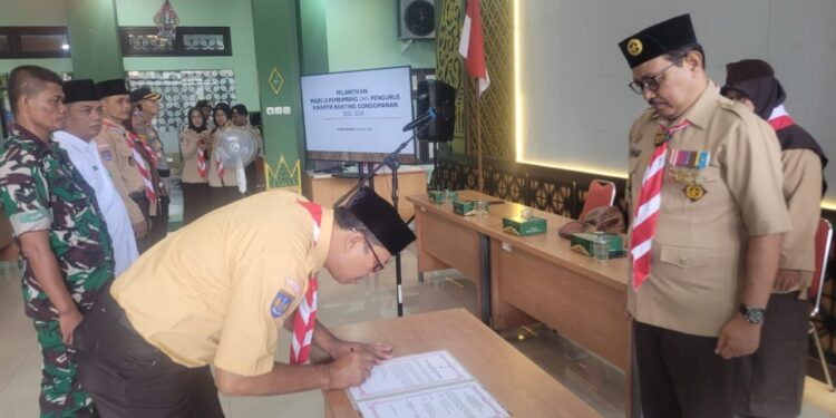 Pelantikan Pengurus Kwarran Gondomanan, Kak Heroe Tegaskan Pentingnya Pembinaan Karakter yang Relevan dan Berdampak