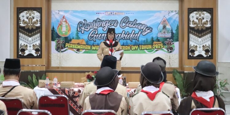Pelepasan Kontingen Perkemahan Wirakarya DIY 2025, Kak Nunuk : Pramuka Penerus Estafet Kepemimpinan, Persiapkan Diri dalam Tri Bina