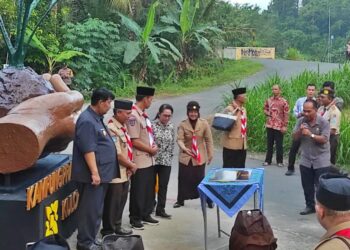 Bupati Kulon Progo Kunjungi Festival Kuliner Perkemahan Wirakarya DIY 2025 dan Resmikan Penanda Kampung Pramuka Sokorojo