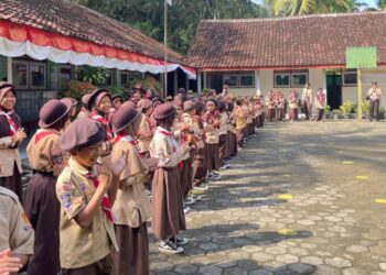 Jelang Pesta Siaga Kwarda DIY 2025, SDN Plaosan Siapkan Barung yang Kuat dan Terampil