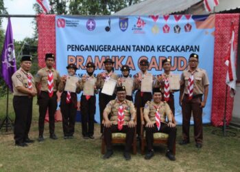 Langkah Pasti Menuju Teladan: 6 Pramuka Garuda Baru Lahir di SMP Negeri 12 Yogyakarta