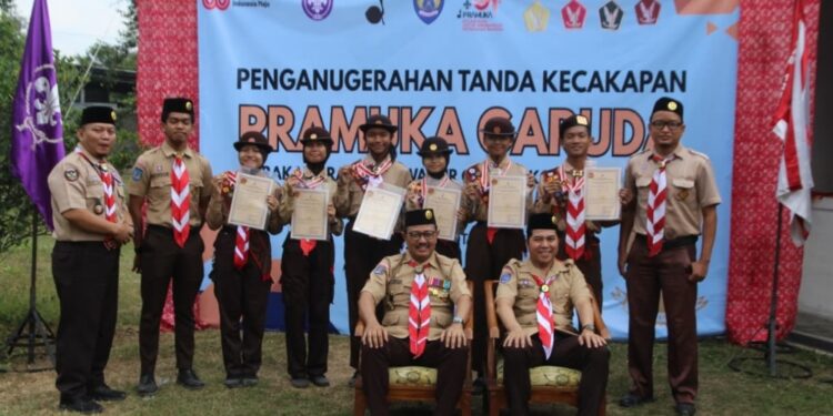 Langkah Pasti Menuju Teladan: 6 Pramuka Garuda Baru Lahir di SMP Negeri 12 Yogyakarta