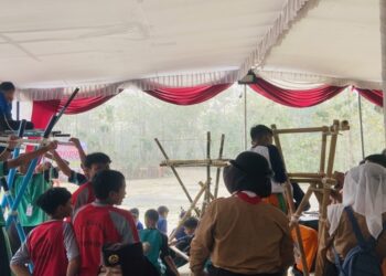 Hujan Deras Tak Surutkan Semangat Peserta Jambore Cabang Gunungkidul Tahun 2025